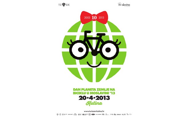 Earth Day on a bicycle in Moslavina 2013.