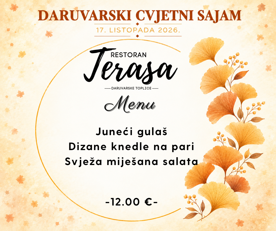 DARUVARSKI JESENSKI SAJAM 2026 TERASA MENI