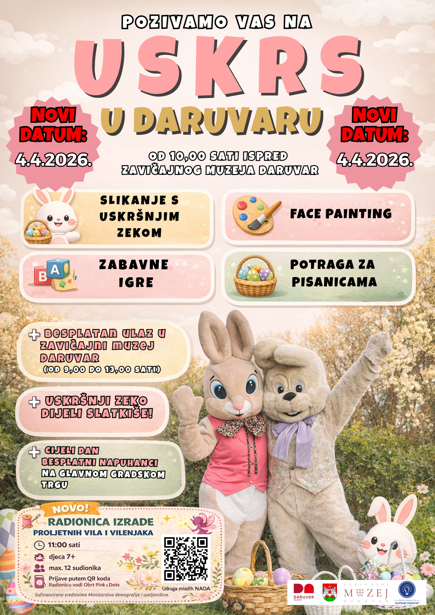 Uskrs u Daruvaru 4.travnja 2026. plakat